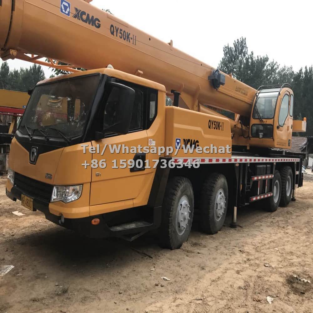 High Cost Performance Used XCMG 50 ton Lift Truck Crane QY50K-II